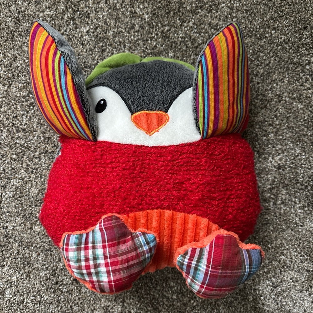Pier 1 Imports Plush Penguin Hand Warmer Soft 16” Winter Holiday Cozy Christmas - Picture 2 of 4